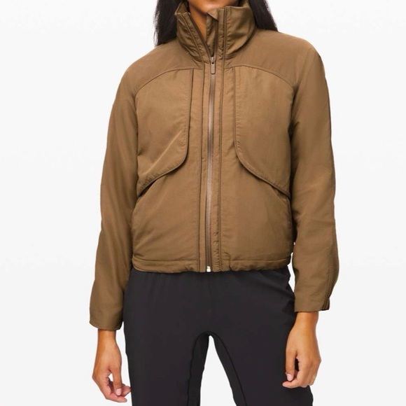 lululemon athletica Jackets & Blazers - Lululemon Always Effortless Jacket Frontier Brown Dark Tan 4